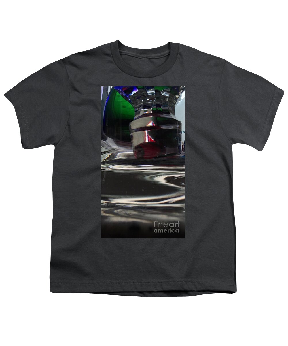 Vibrant Crystal Light Color Pattern Energy Youth T-Shirt featuring the photograph Color Series 1-10 by J Doyne Miller