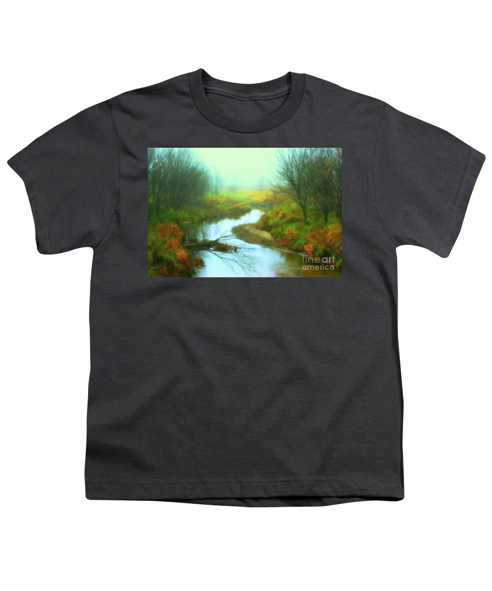 River Youth T-Shirt featuring the photograph Colors of Fall by Julie Lueders 