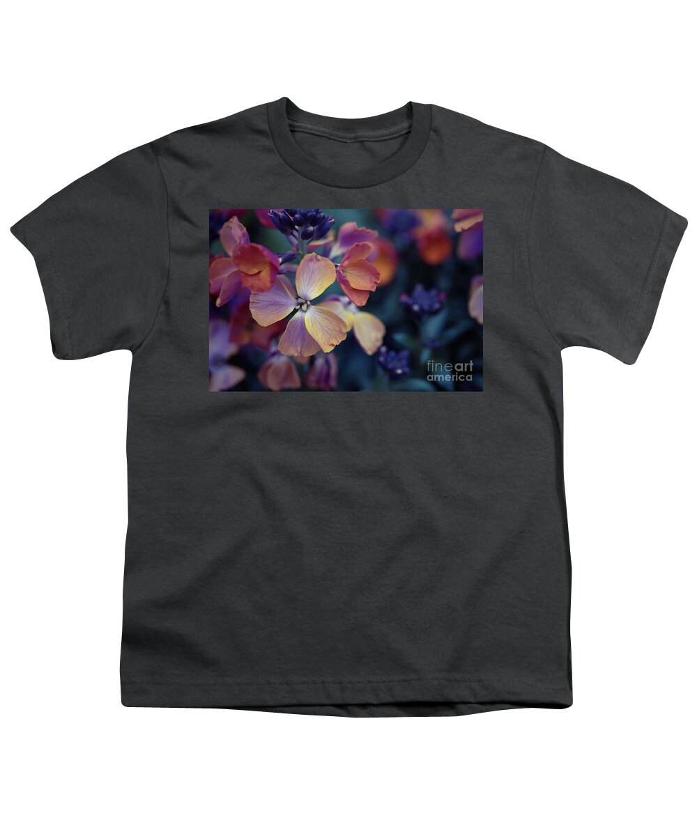 Flower Youth T-Shirt featuring the photograph Colors of Spring by Eva Lechner