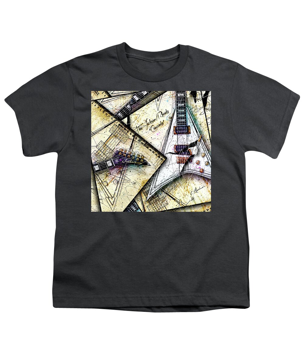 Randy Rhoads Youth T-Shirt featuring the digital art Concordia by Gary Bodnar