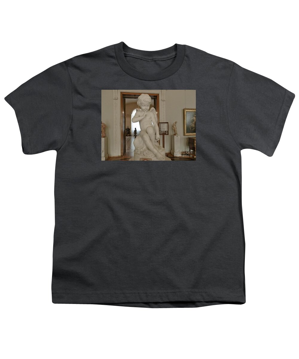 Cupid Youth T-Shirt featuring the photograph Cupid by Margaret Brooks