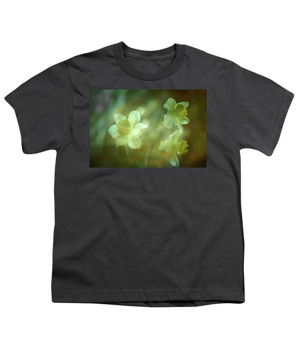 Daffodils Youth T-Shirt featuring the photograph Daffodils1 by Loni Collins