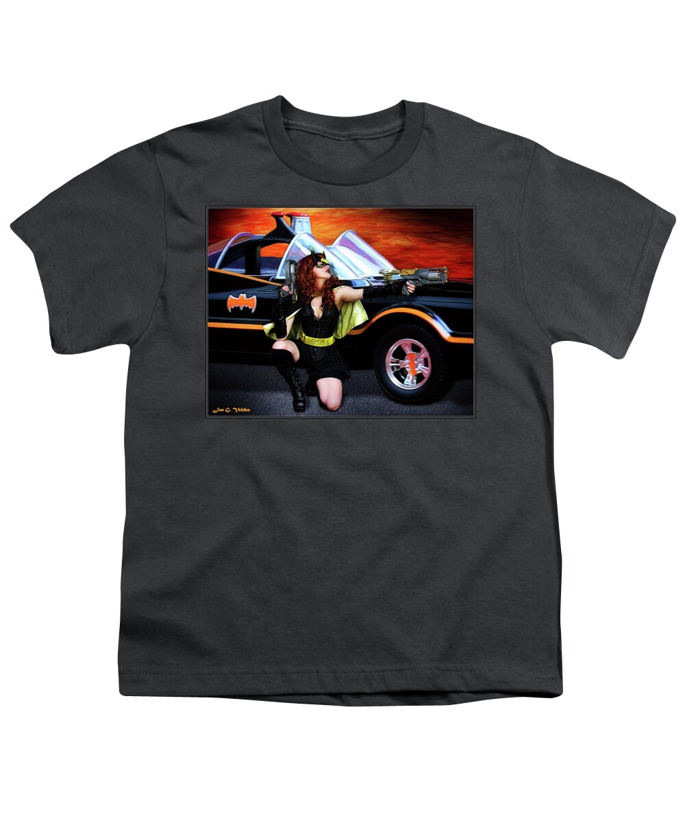 Bat Woman Youth T-Shirt featuring the photograph Dawn Of The Bat Woman by Jon Volden