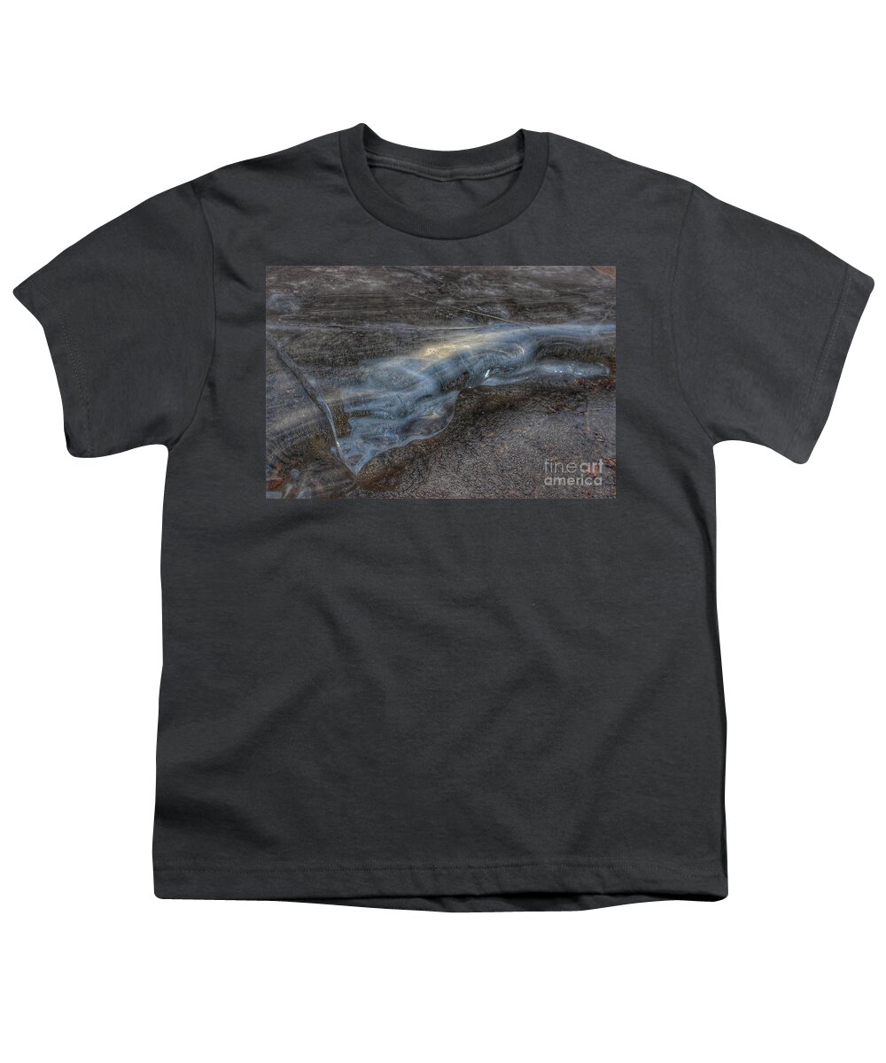 Delaware River Youth T-Shirt featuring the photograph Delaware Water Gap in Winter #6 by Christopher Lotito