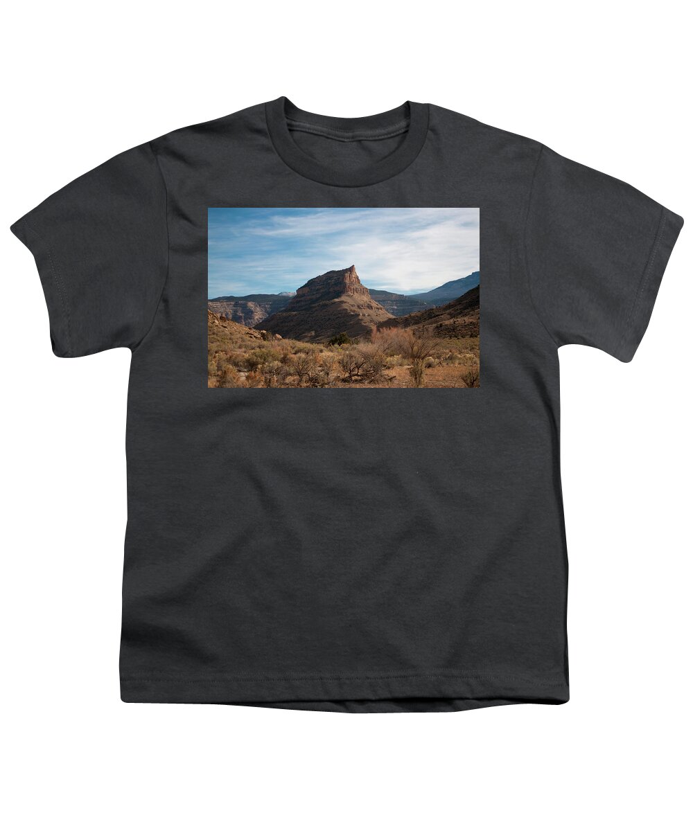 Desert Youth T-Shirt featuring the photograph Desert Butte by Julia McHugh