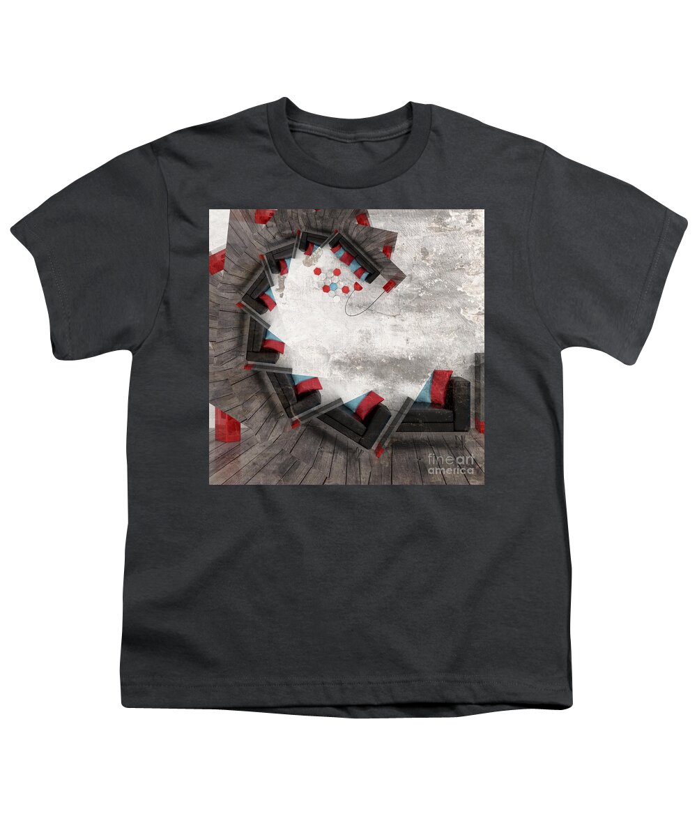 Design Youth T-Shirt featuring the digital art Design 111 by Aimelle Ml