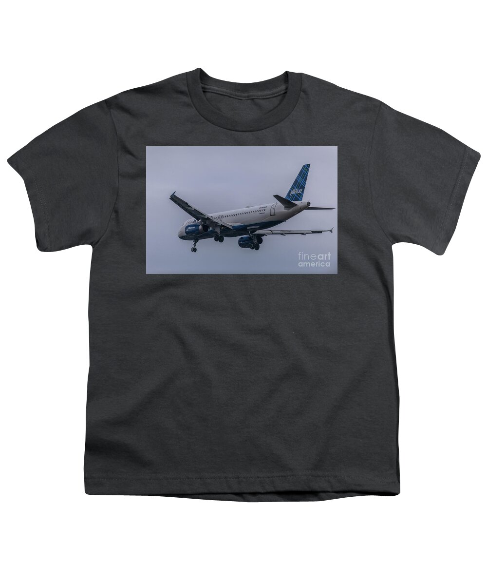 Jet Blue Youth T-Shirt featuring the photograph Destination Charleston by Dale Powell