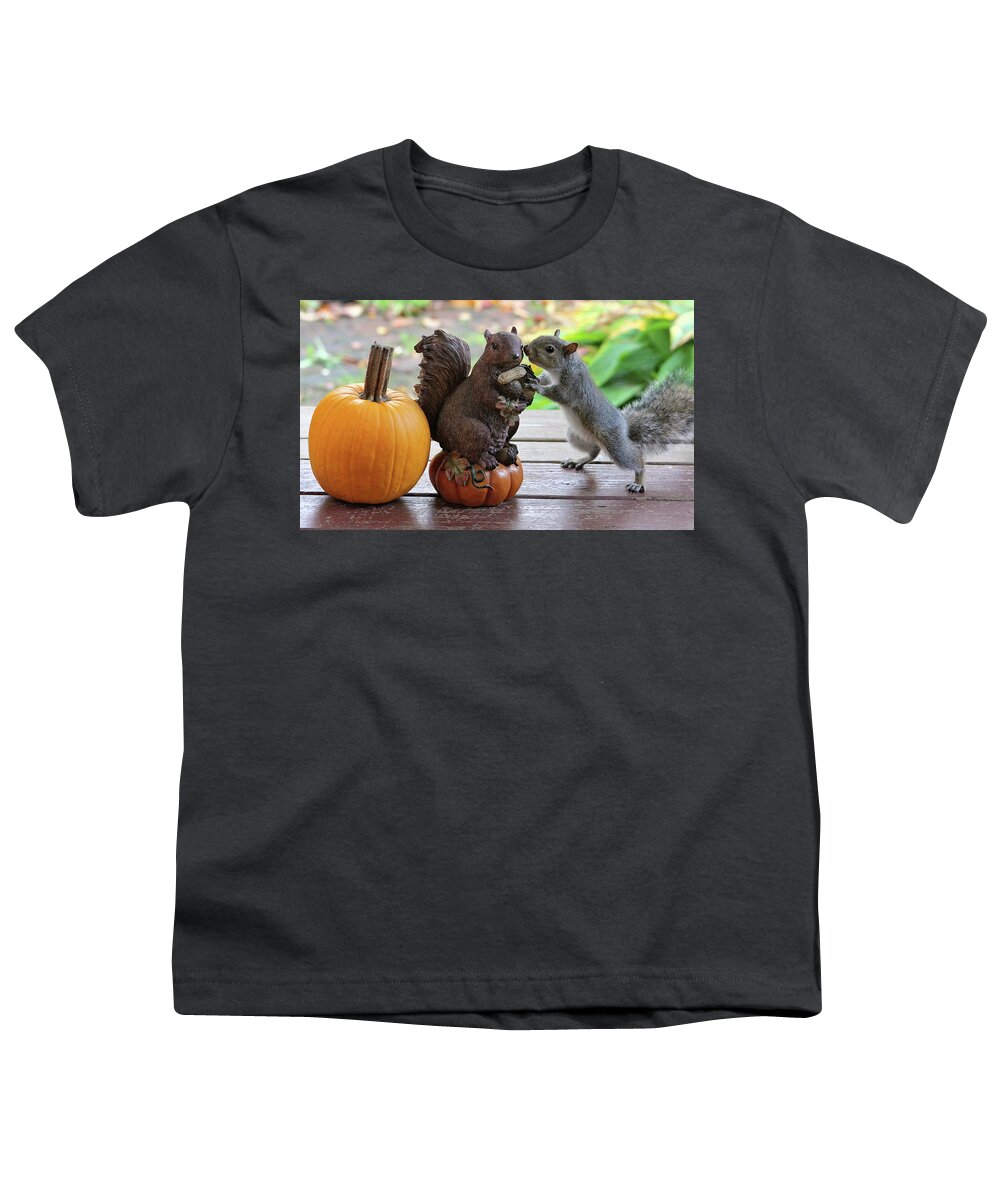 Animals Youth T-Shirt featuring the photograph Do you want to share? by Trina Ansel