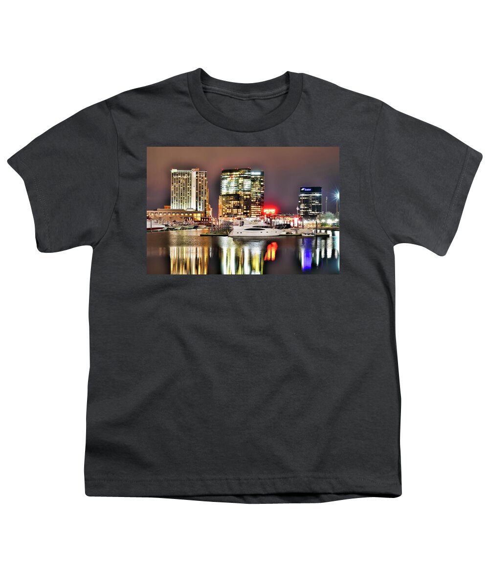 Baltimore Youth T-Shirt featuring the photograph Docked by the Harbor by La Dolce Vita