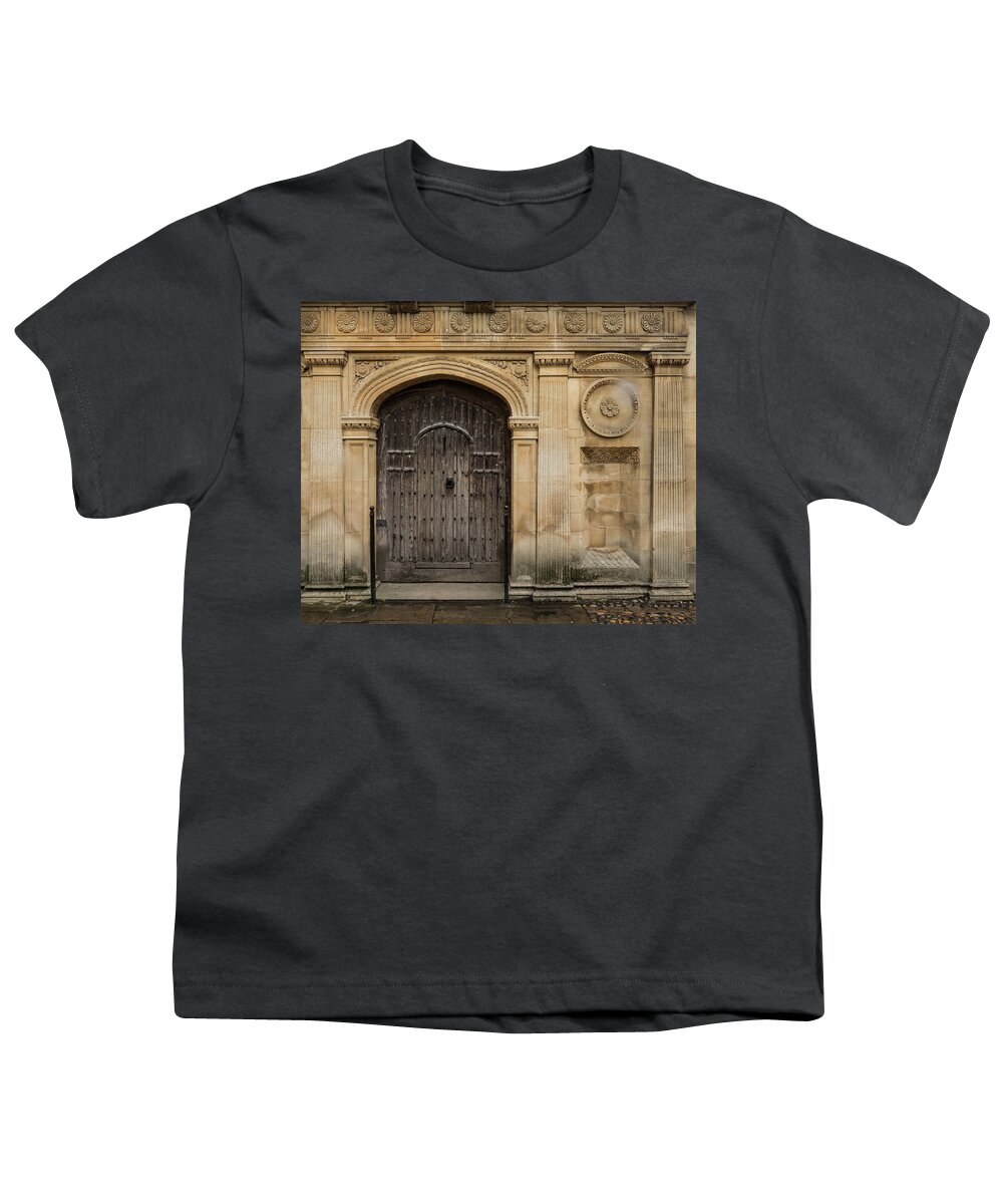 Jean Noren Youth T-Shirt featuring the photograph Door Detail by Jean Noren