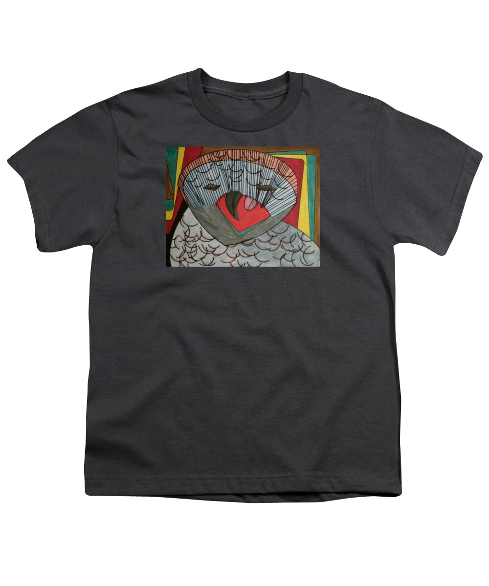 Geometric Art Youth T-Shirt featuring the glass art Dream 159 by S S-ray