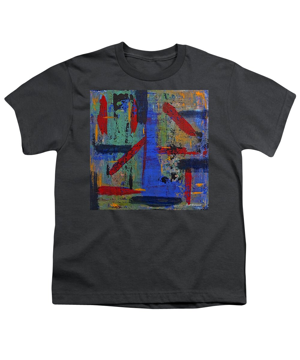 Abstract Youth T-Shirt featuring the painting Dreaming by Dick Bourgault