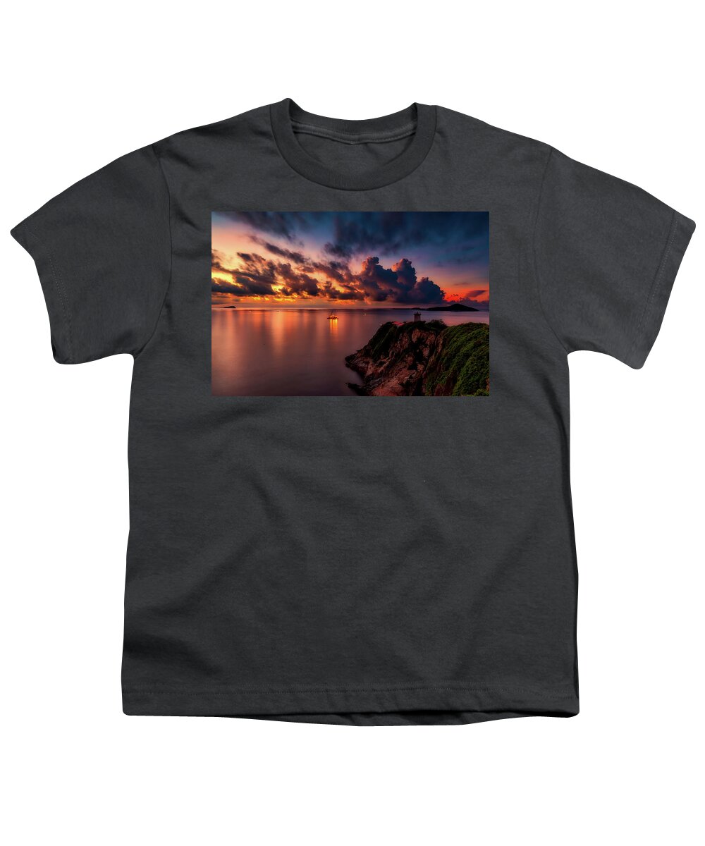 China Youth T-Shirt featuring the photograph Dreamy Sunset by Mountain Dreams