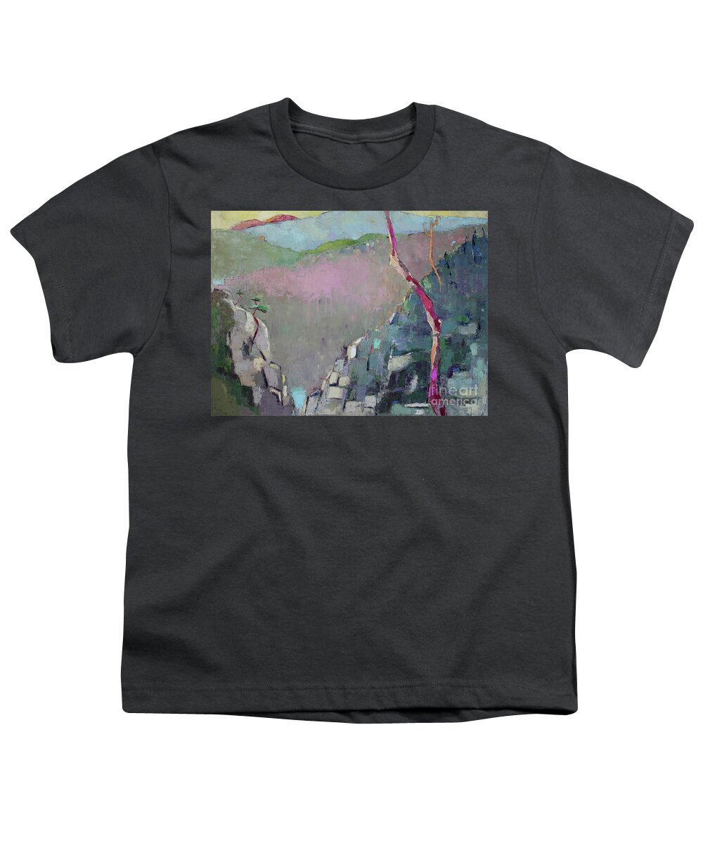 Painting Youth T-Shirt featuring the painting Early Morning by Becky Kim