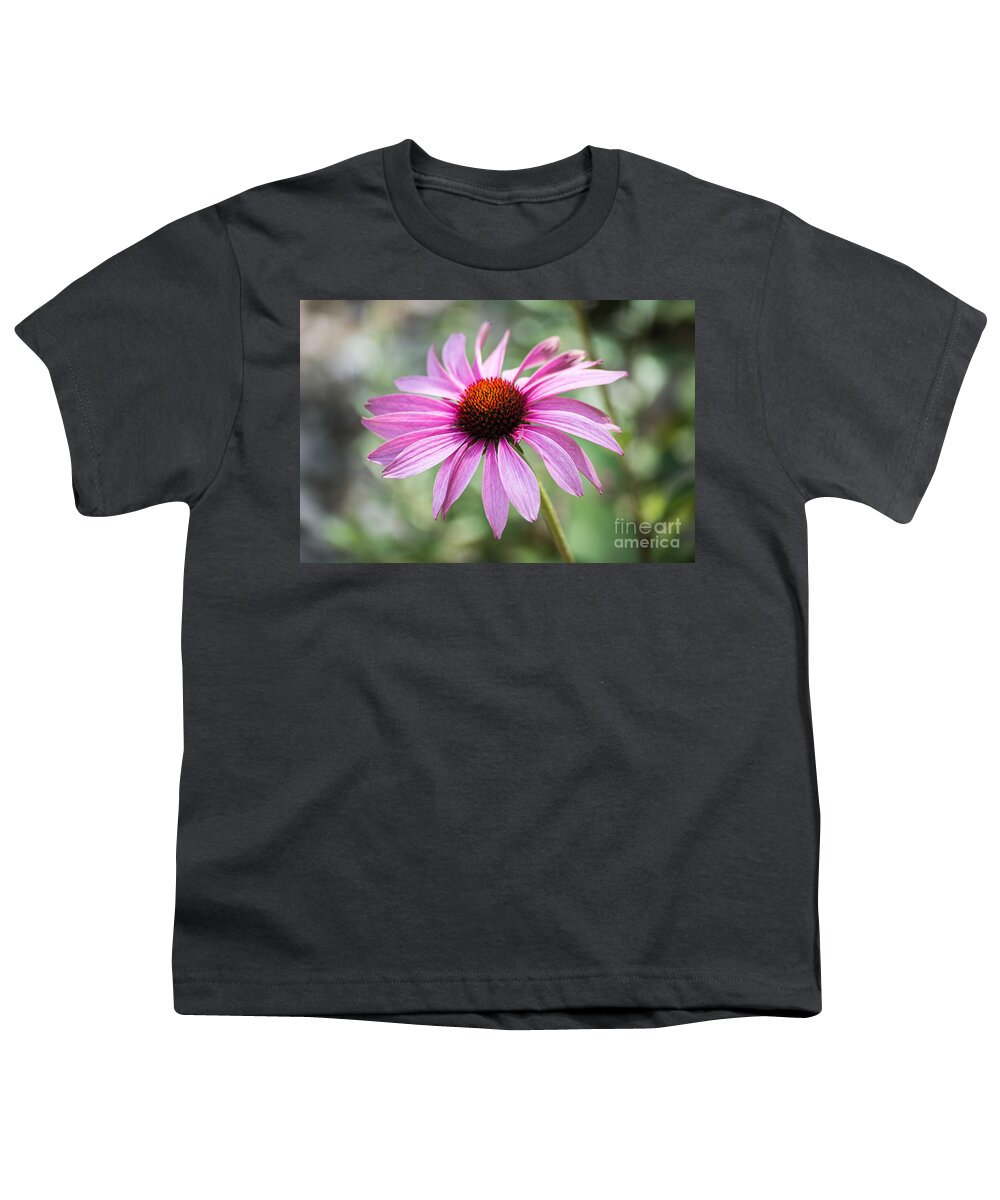 Echinacea Youth T-Shirt featuring the photograph Echinacea by Hannes Cmarits