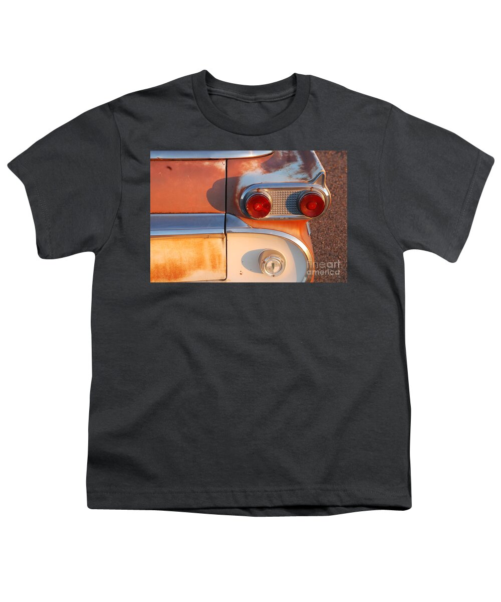 Edsel Youth T-Shirt featuring the photograph Edsel by Jim Goodman