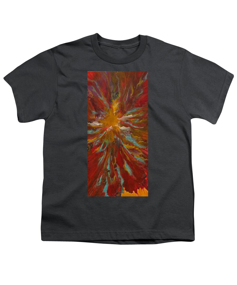 Abstract Youth T-Shirt featuring the painting Encore by Soraya Silvestri