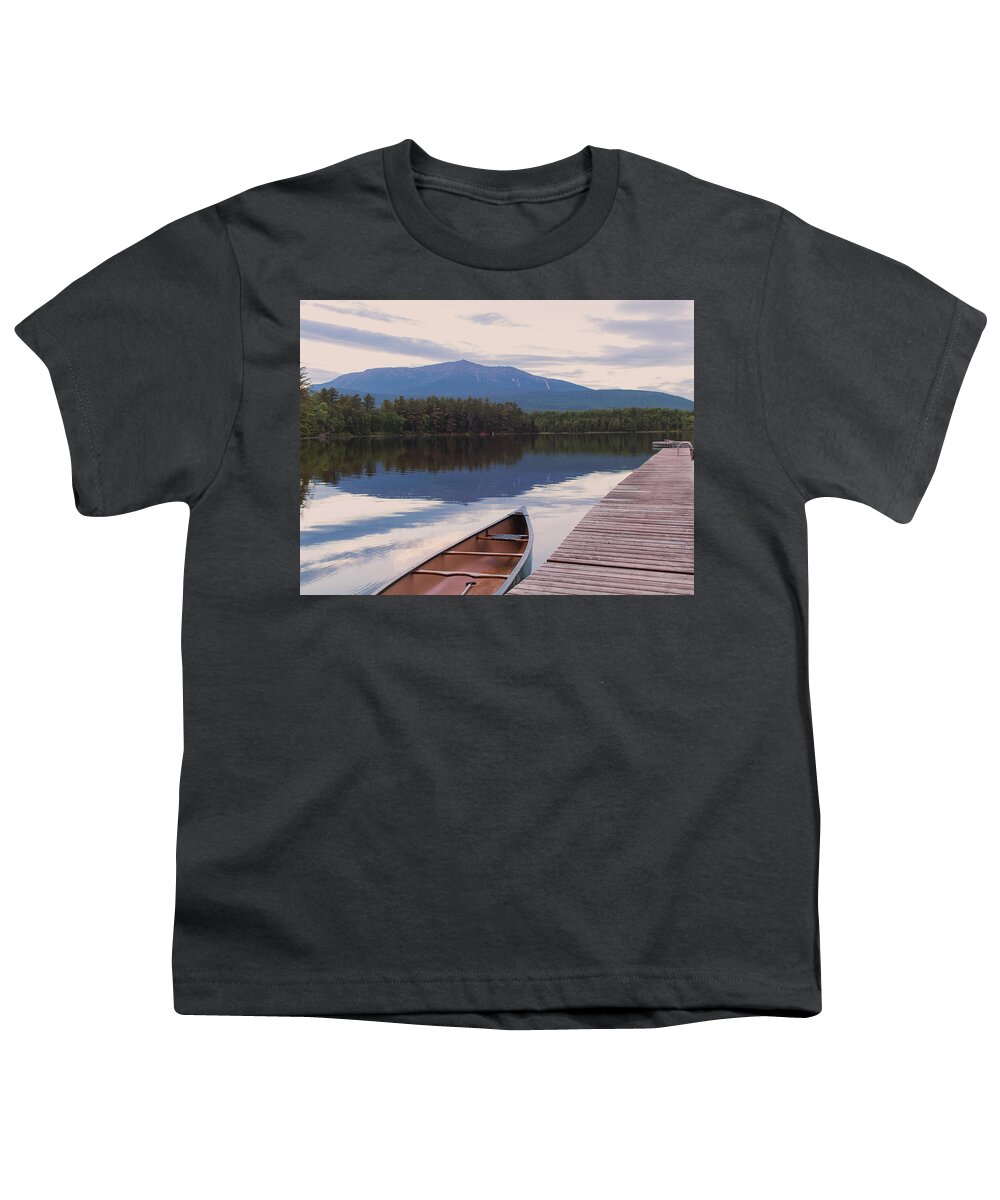 Canoe Youth T-Shirt featuring the photograph Evening Paddle by Holly Ross