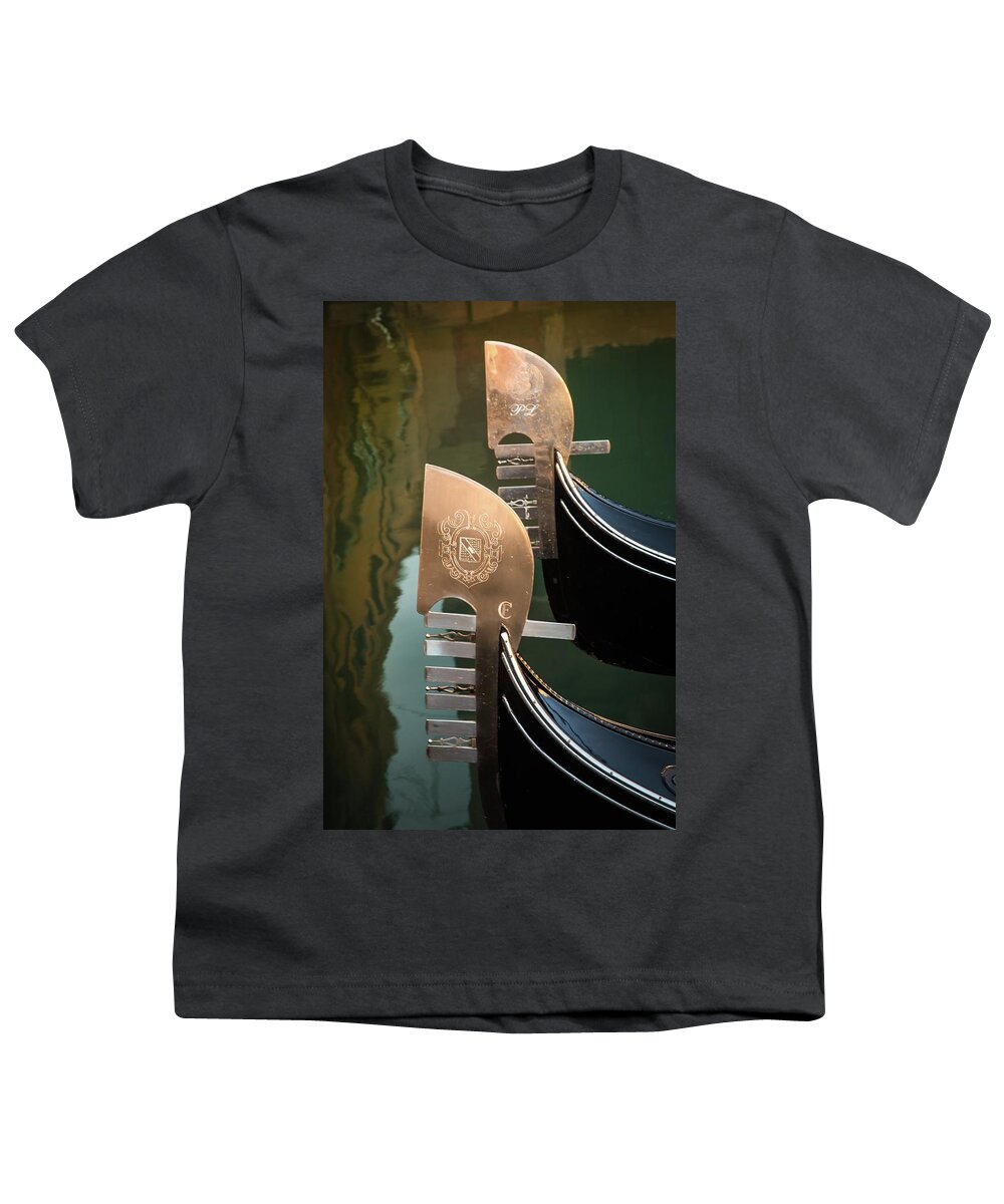 Gondola Youth T-Shirt featuring the photograph Family Business by Harriet Feagin