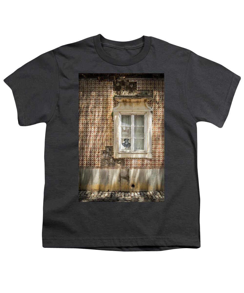 Faro Youth T-Shirt featuring the photograph Faro Window by Nigel R Bell