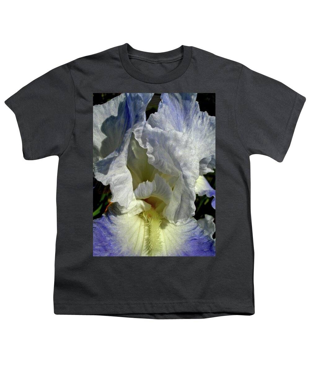 Flower Youth T-Shirt featuring the digital art Feather Petals 3 by Lynda Lehmann