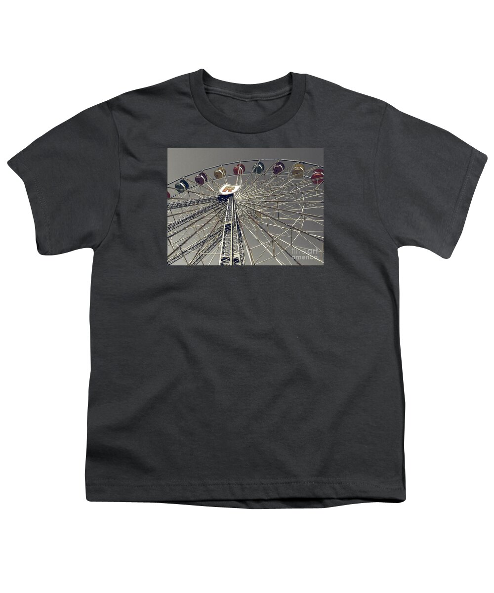 Fair Youth T-Shirt featuring the photograph Ferris Wheel 5 by Andrea Anderegg
