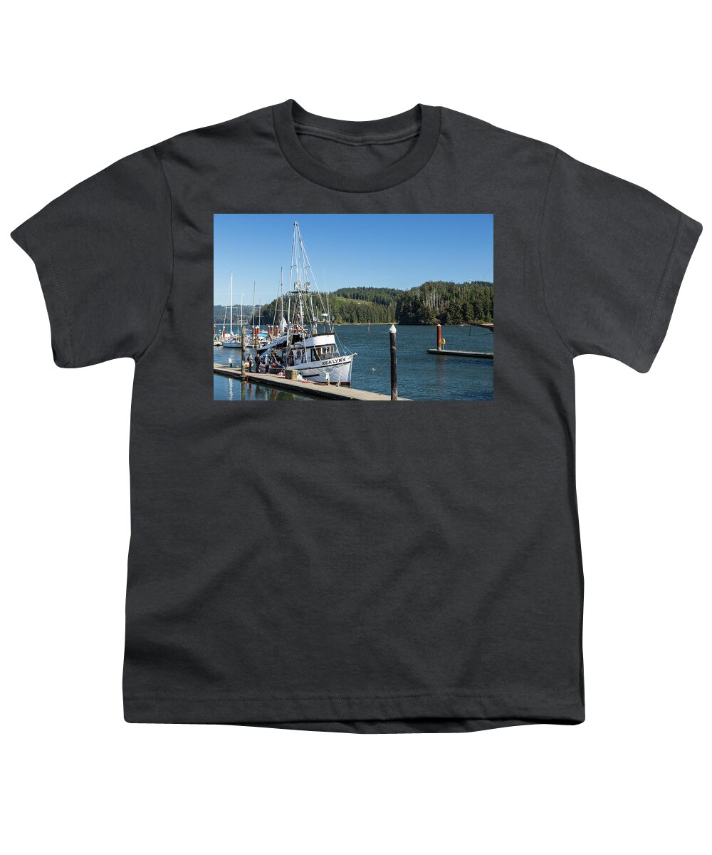 Fishing Boat Youth T-Shirt by Rosemary Howard - Fine Art America