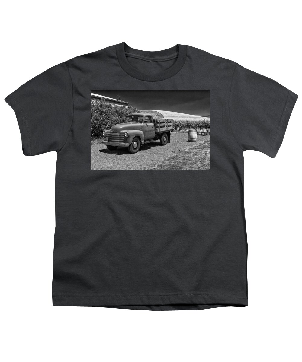 Washington Youth T-Shirt featuring the photograph Flat Bed Chevrolet Truck DSC05135 by Greg Kluempers