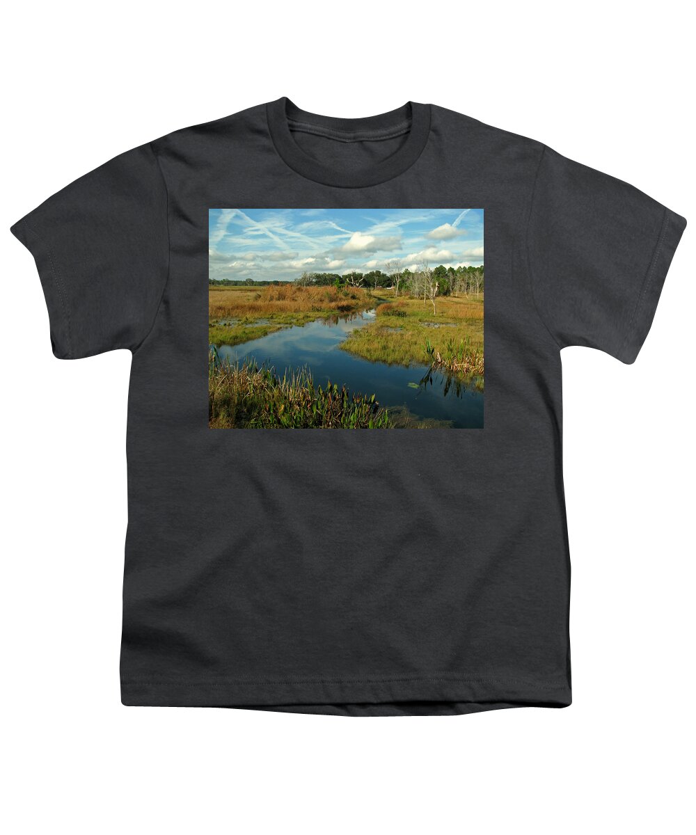 Nature Youth T-Shirt featuring the photograph Florida Fall by Peggy Urban