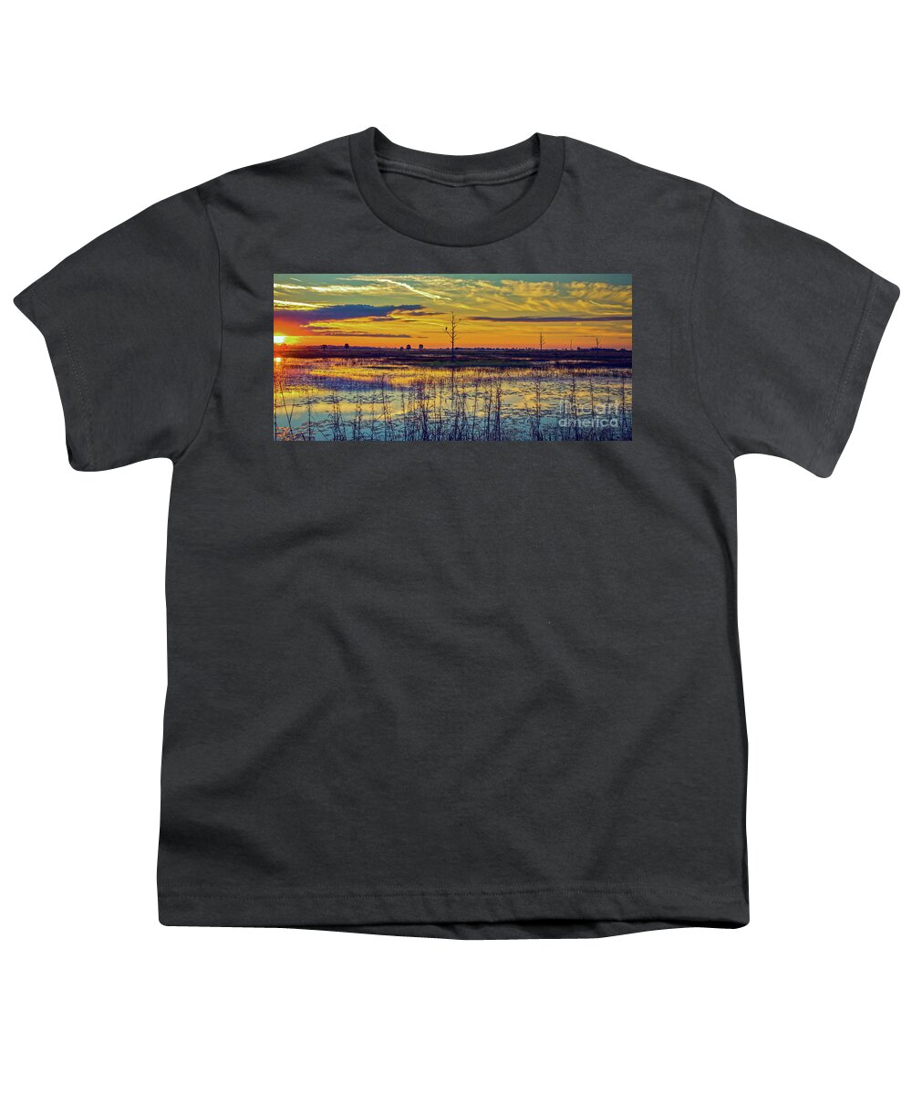 Bird Youth T-Shirt featuring the photograph Florida Nature Paradise by DB Hayes