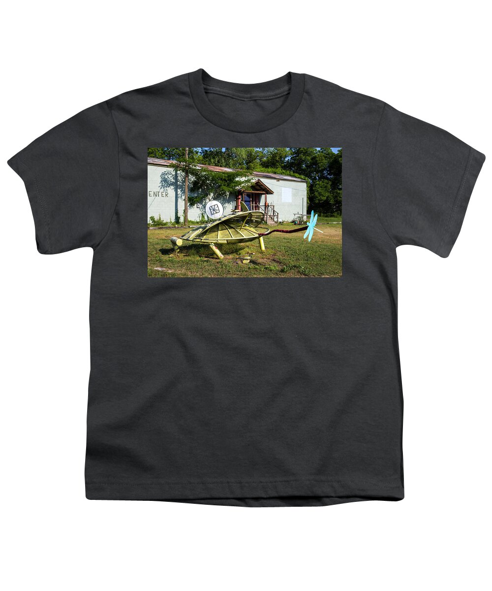 Frog Youth T-Shirt featuring the photograph Froggy Went A Courtin' by Charles Hite