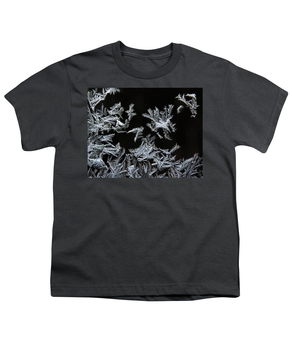 Frosty Youth T-Shirt featuring the photograph Frosty Glass 2018 by Jeff Galbraith