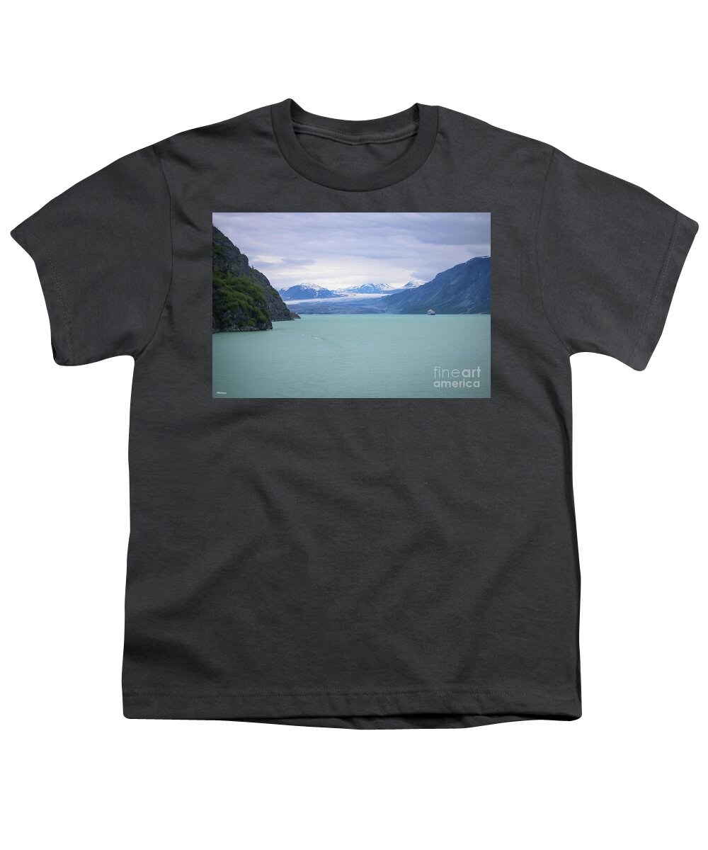 Glacier Bay National Park Youth T-Shirt featuring the photograph Glacier Bay Alaska Three by Veronica Batterson