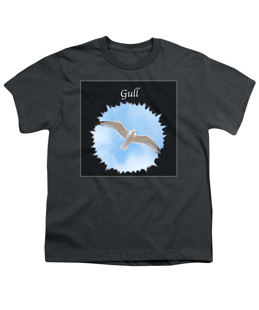 Gull Youth T-Shirt featuring the photograph Gull   by Holden The Moment