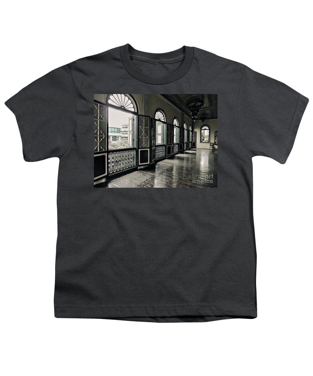 Hallway Youth T-Shirt featuring the photograph Hallway by Charuhas Images