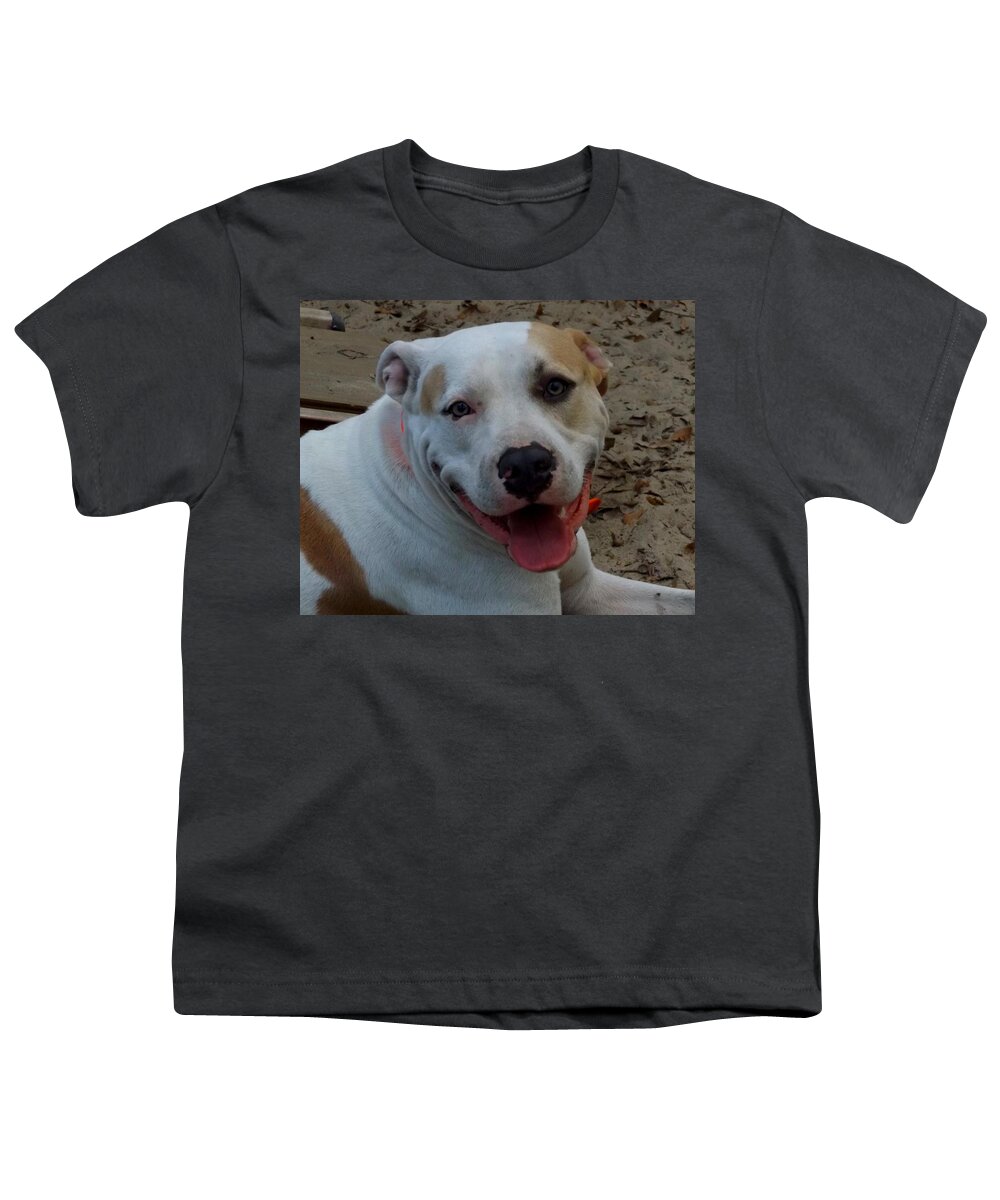Dog Youth T-Shirt featuring the photograph Happy Boy by Julie Pappas