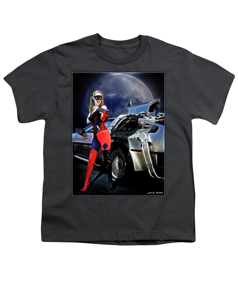 Harlequin Youth T-Shirt featuring the photograph Harlequin Time by Jon Volden