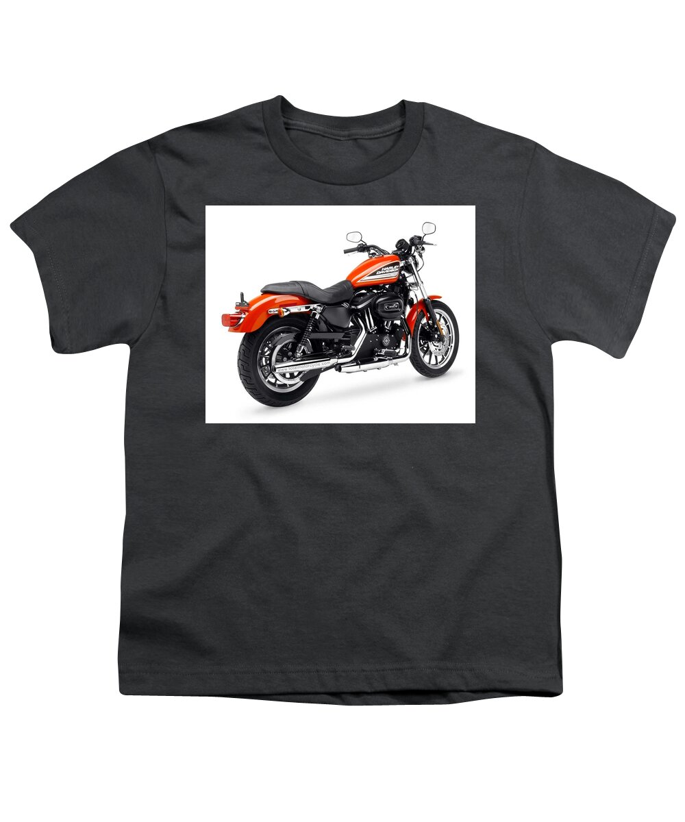 Harley-davidson Youth T-Shirt featuring the photograph Harley-Davidson by Jackie Russo