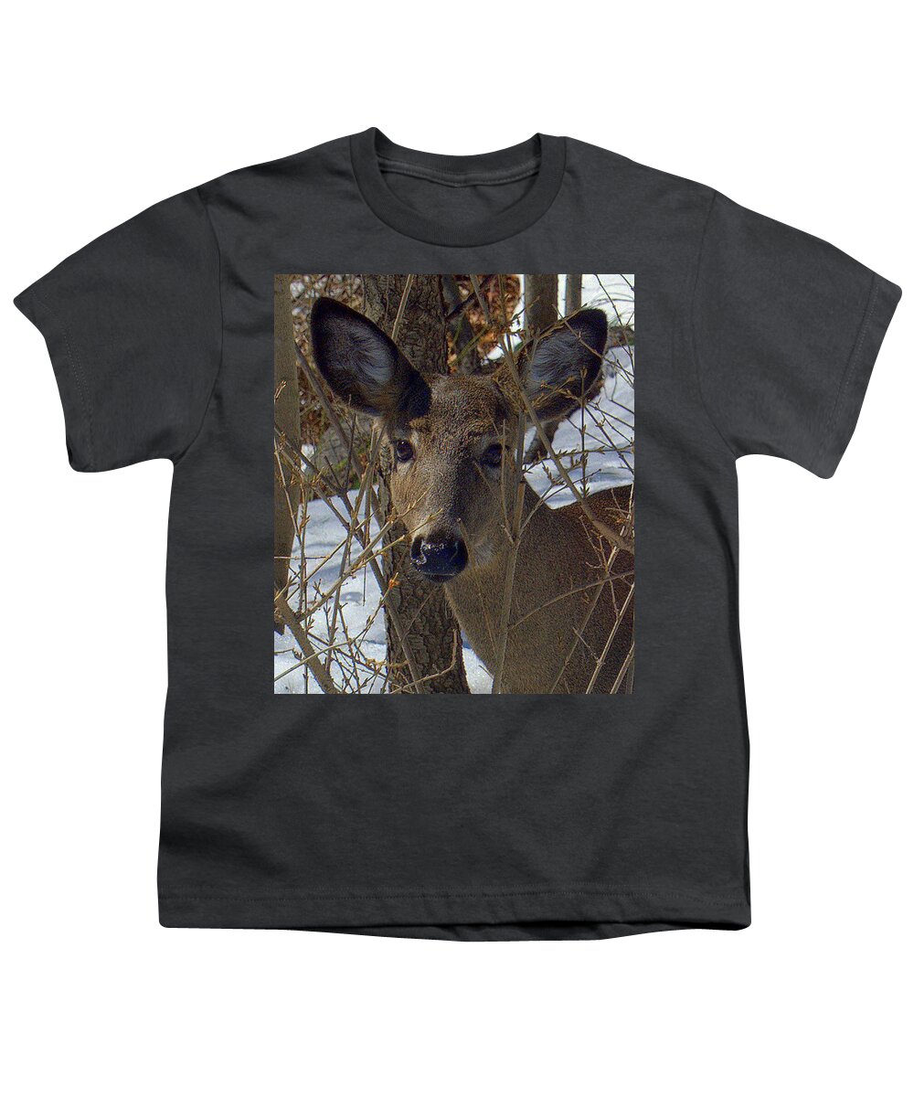 Nature Youth T-Shirt featuring the photograph Hello Everyone by Caroline Stella
