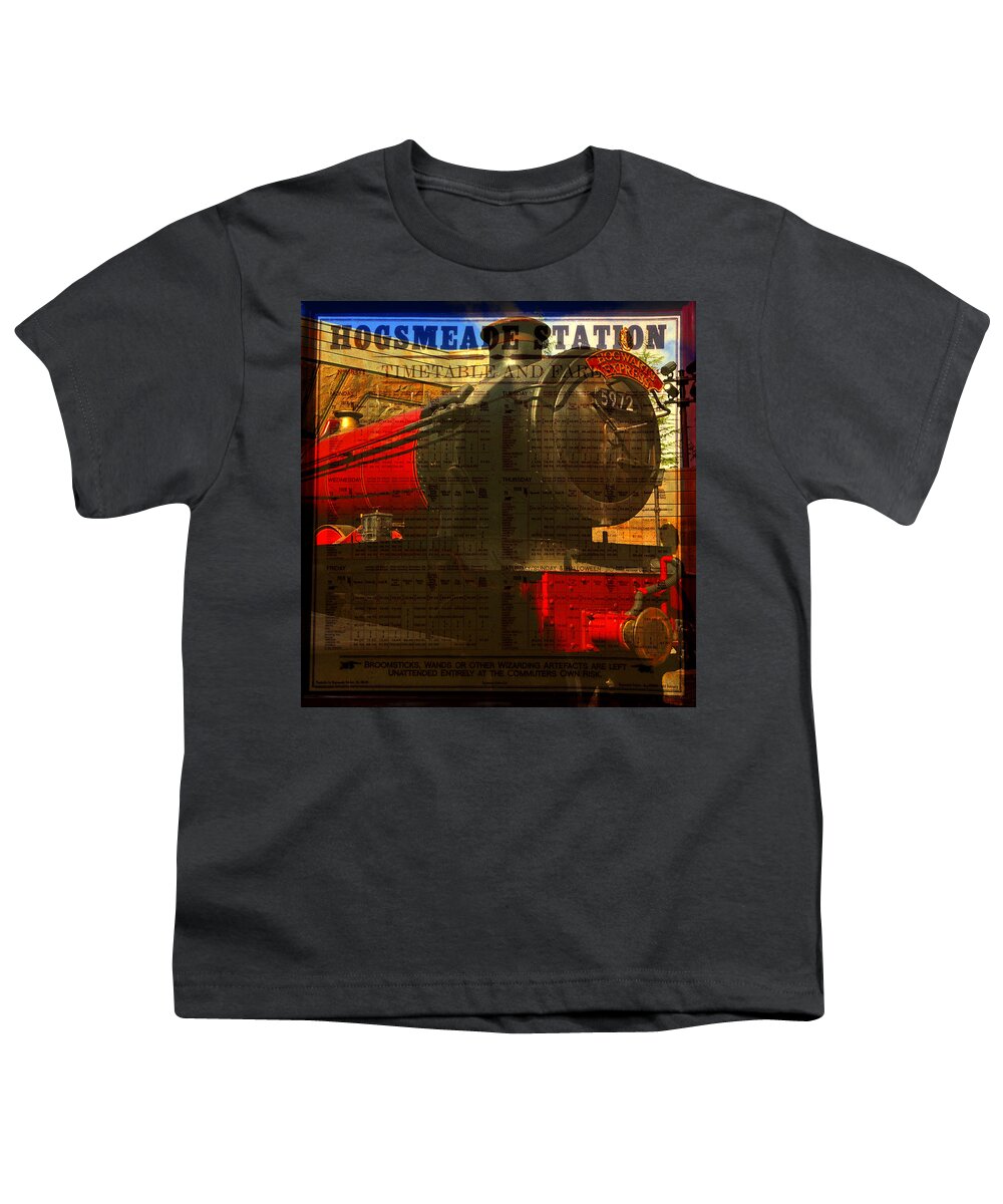 Hogwarts Express Youth T-Shirt featuring the photograph Hogwarts Express color by David Lee Thompson