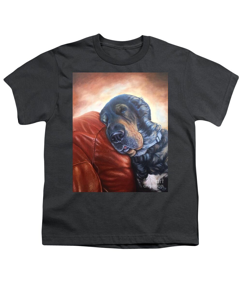Pet Youth T-Shirt featuring the painting Hoss by Mike Ivey