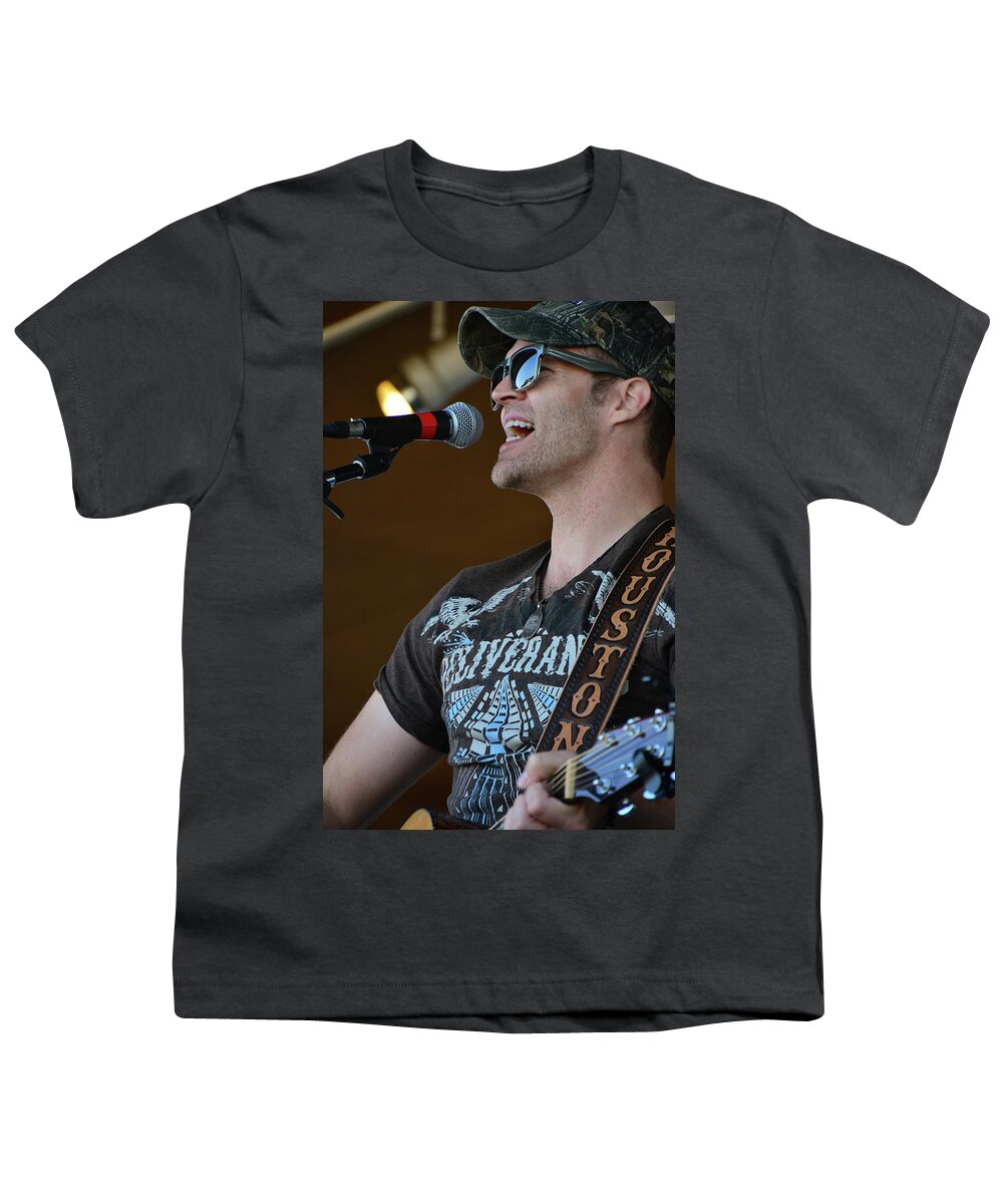 Country Youth T-Shirt featuring the photograph Houston Bernard by Mike Martin