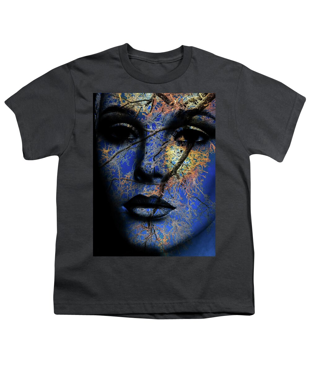 Woman Youth T-Shirt featuring the photograph Ice woman by Gabi Hampe