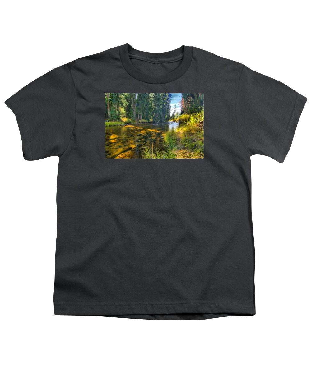Idaho Youth T-Shirt featuring the photograph Idaho Stream by Josephine Buschman