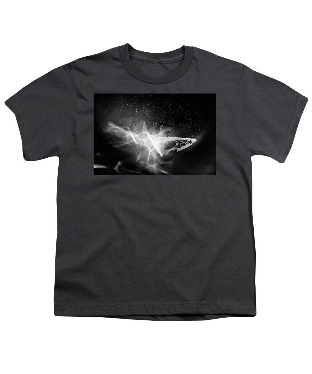 Surfing Youth T-Shirt featuring the photograph In Flames by Nik West