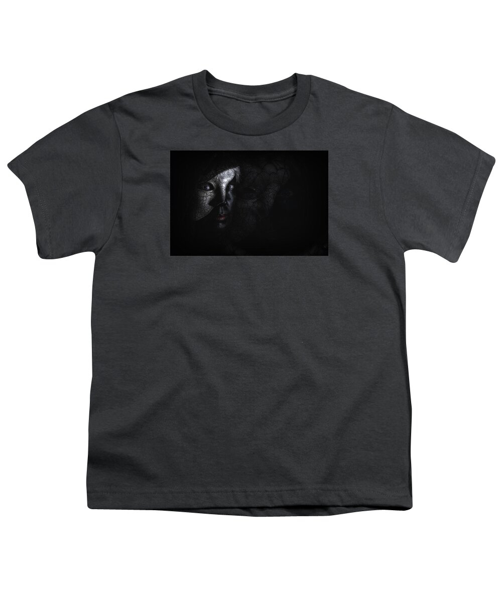 Crystal Yingling Youth T-Shirt featuring the photograph In the Dark by Ghostwinds Photography