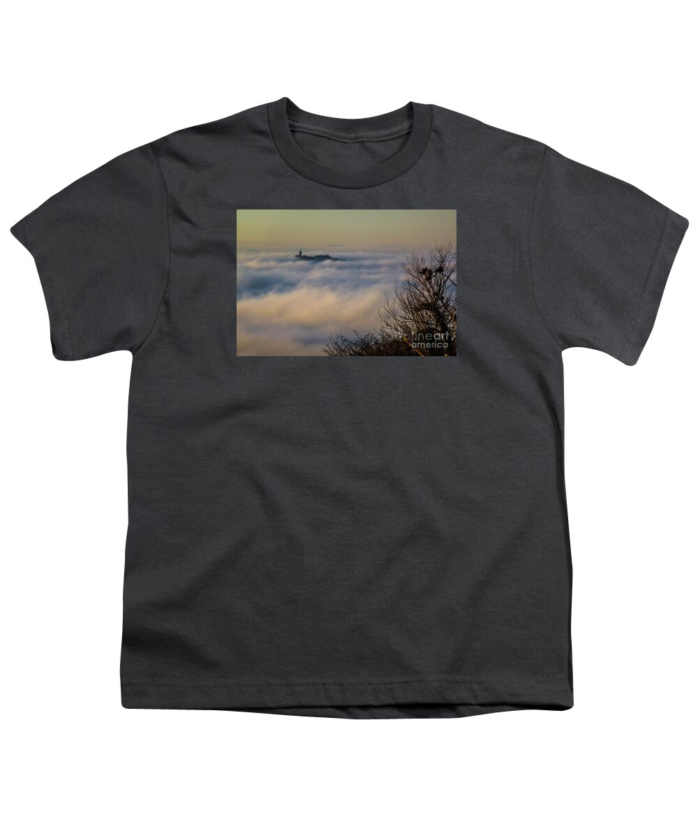 Adornment Youth T-Shirt featuring the photograph In the Mist 1 by Jean Bernard Roussilhe