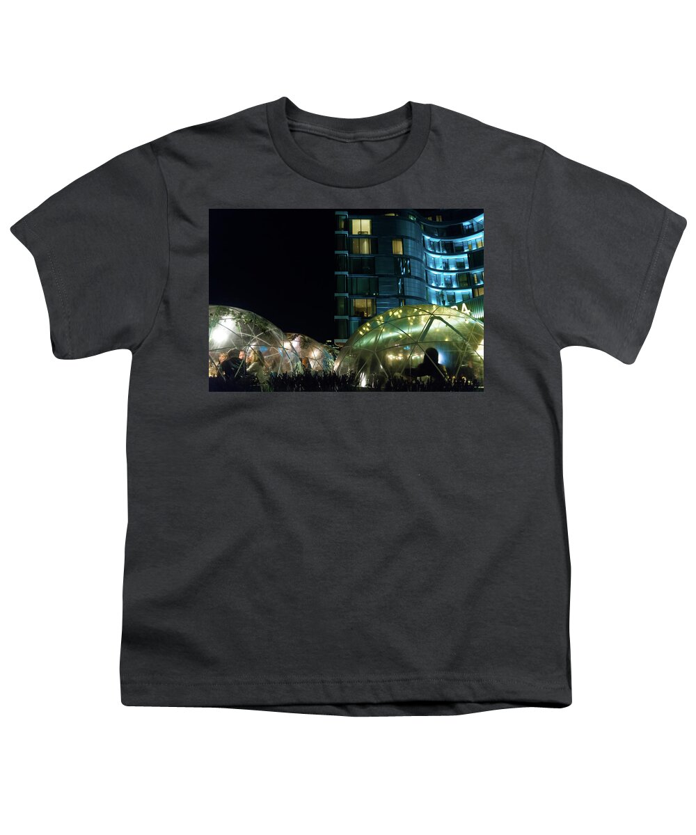 London Youth T-Shirt featuring the photograph Incubation of the Pod People by Alex Lapidus