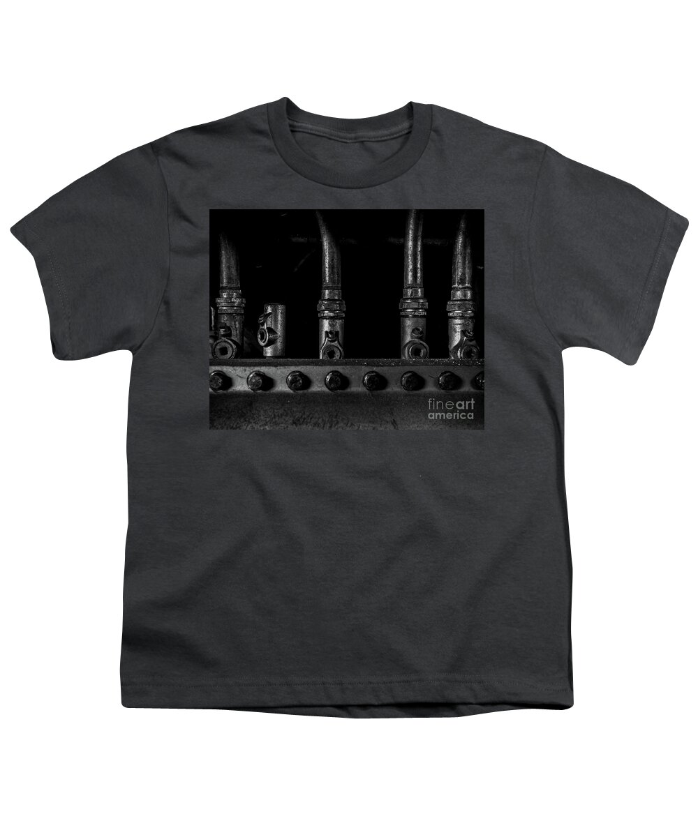 Industrial Youth T-Shirt featuring the photograph Industrial Conduits by James Aiken