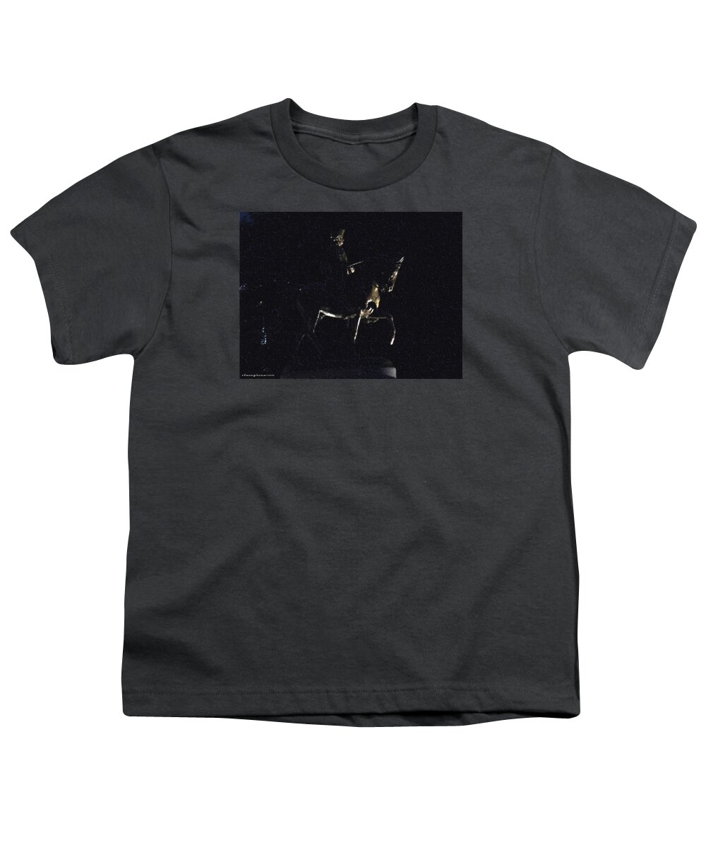 Statue Youth T-Shirt featuring the digital art Into The Unknown - Study #2 by Vincent Green